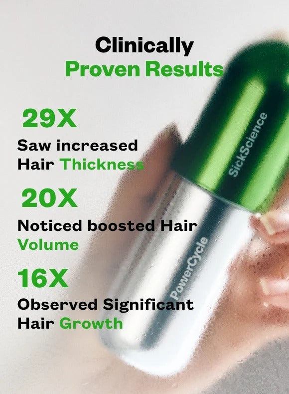 PowerCycle Exosome Scalp Serum for Hair Growth and Scalp Health | Advanced Scalp Treatment for Thinning Hair & Healthy Regrowth - Lightweight Scalp & Hair Growth Serum for Women & Men - 60mL
